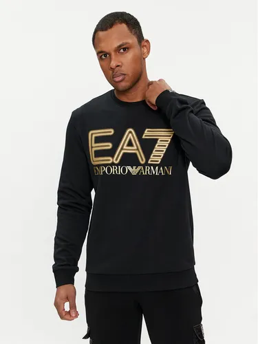 EA7 Emporio Armani Sweatshirt 3DPM63 PJSHZ 0208 Schwarz Regular Fit
