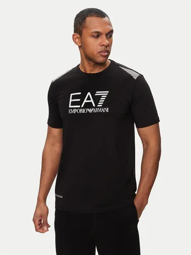 EA7 Emporio Armani T-Shirt 3DPT29 PJULZ 1200 Schwarz Regular Fit