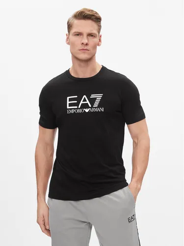 EA7 Emporio Armani T-Shirt 3DPT71 PJM9Z 1200 Schwarz Regular Fit