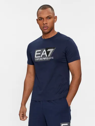 EA7 Emporio Armani T-Shirt 3DPT81 PJM9Z 1554 Dunkelblau Regular Fit
