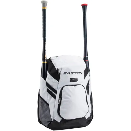 Easton Reflex Bat & Equipment Rucksack Tasche weiß