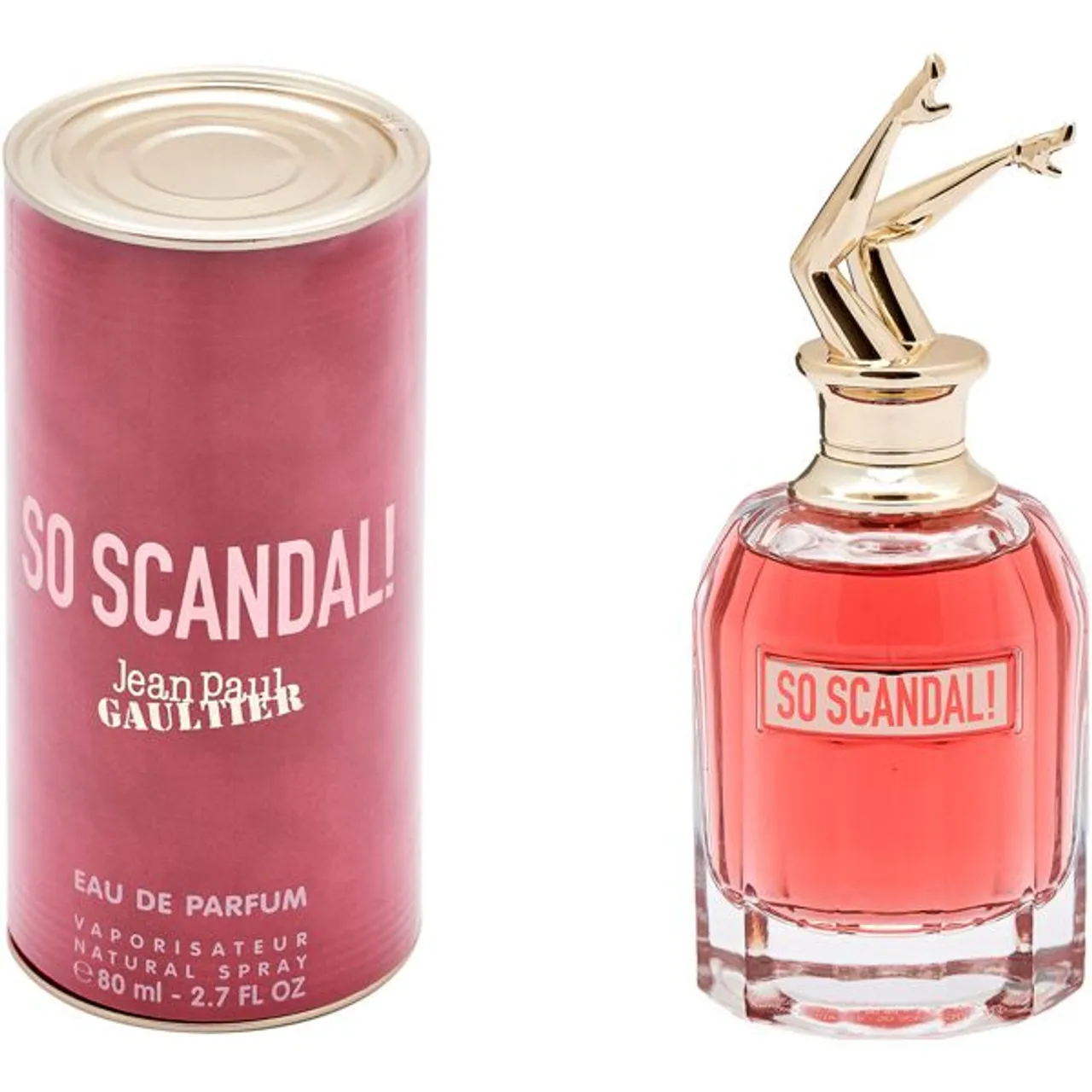 Eau de Parfum JEAN PAUL GAULTIER "So Scandal" Parfüms Gr. 80 ml, farblos (transparent) Damen Eau de Parfum