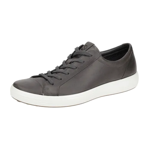 Ecco Soft 7 Schuhe grau titanium Sneaker 470364 für Herren, grau