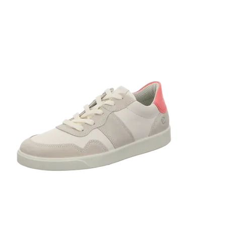 Ecco Street Lite Schuhe Sneaker weiß Nubuck 212873 für Damen, weiß