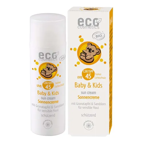 Eco Cosmetics - Baby & Kids - LSF45 Sonnencreme Sonnenschutz 50 ml