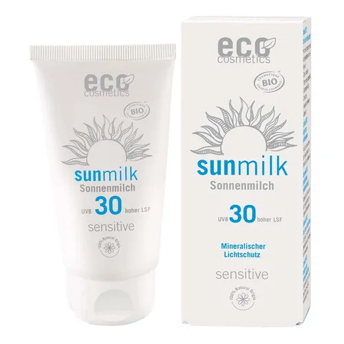 Eco Cosmetics - Sonnenmilch - LSF30 Sensitive Sonnenschutz 75 ml