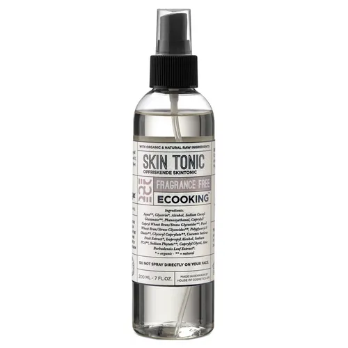 Ecooking Skincare Skin Tonic Fragrance Free 200 ml