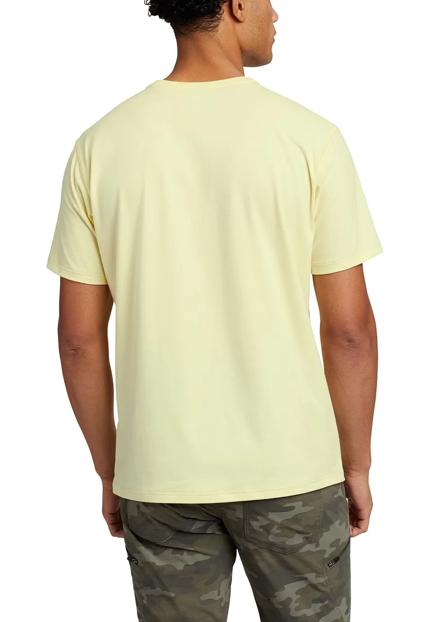 Eddie Bauer ® Graphic T-Shirt Gone Fishing Herren Gelb Gr. S