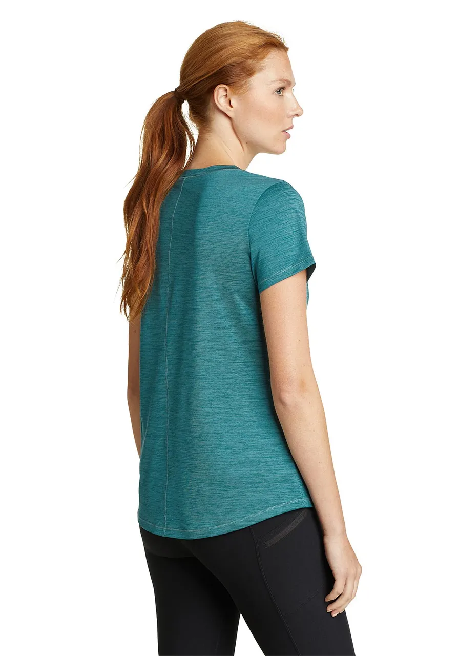 Eddie Bauer ® Resolution Guide T-Shirt mit Rundhalsausschnitt Damen Grün Gr. XS
