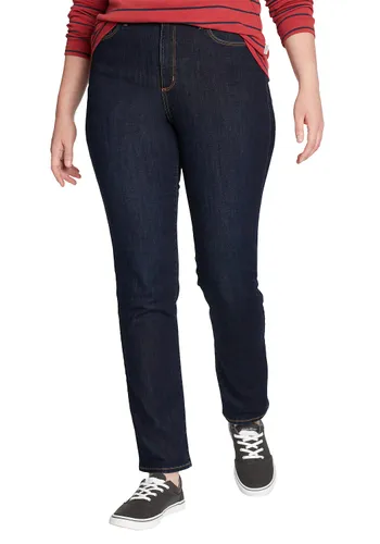 Eddie Bauer ® Voyager Jeans - Slim Leg - High Rise - Slightly Curvy Damen Blau Gr. 4