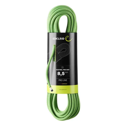 Edelrid Kestrel Pro Dry 8,5mm - Kletterseil Neon Green 50 m