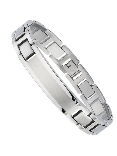 Edelstahlarmband ADELIA´S "Edelstahl Armband 21 cm" Armbänder Gr. 21, Edelstahl, silberfarben (silber) Herren Edelstahlarmbänder