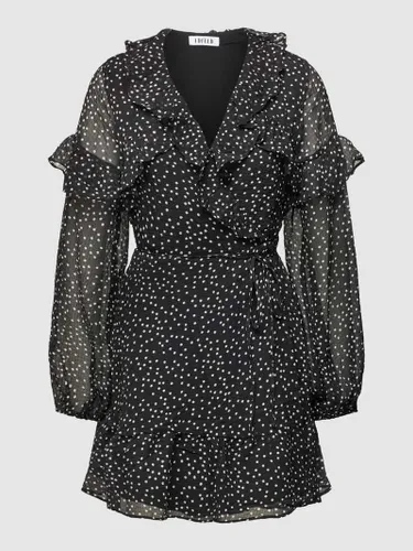 EDITED Wickelkleid mit Polka Dots Modell 'Lulu Dress' in Black