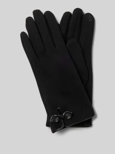 EEM Handschuhe mit Schleifen-Detail in Black