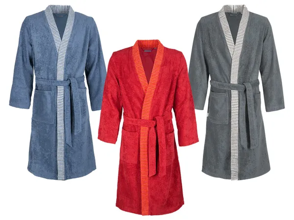 Egeria Bademantel Herren «Bruno», Kimono, reine Baumwolle, verschiedene Größen