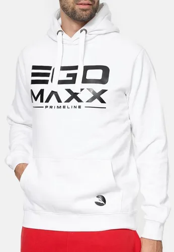 Egomaxx Hoodie Kapuzenpullover Hoodie EGO Sweater Sweatjacke Design (1-tlg) 3042 in Weiß