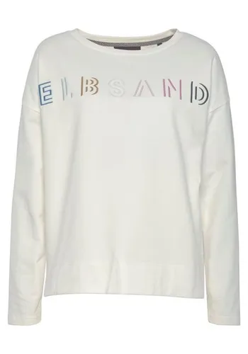 Elbsand Sweatshirt mit Logostickerei vorne