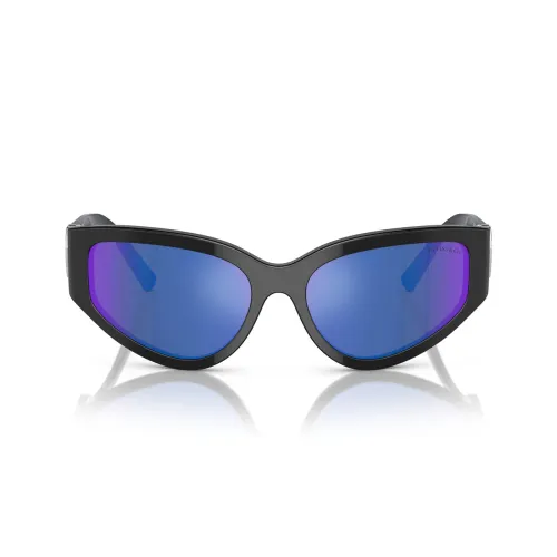 Elegante Tf4217 Sonnenbrille mit blauen verspiegelten Gläsern Tiffany