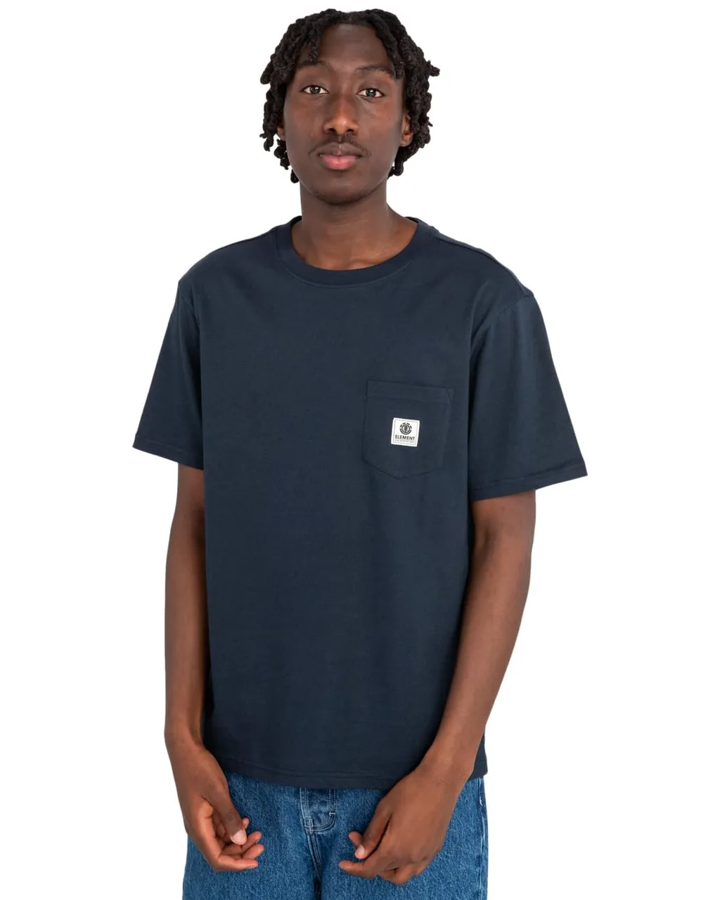 Element Basic Pocket - T-Shirt - Männer - S - Blau