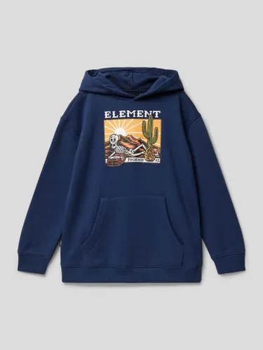 Element Hoodie mit Känguru-Tasche in Marineblau