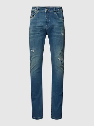 ELIAS RUMELIS Jeans im Used-Look Modell 'Noel' in Jeansblau