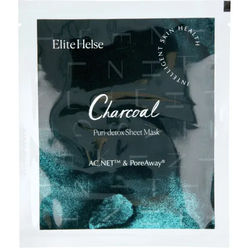 Elite Helse Intelligent Skin Health Charcoal Puri-detox Sheet Mas