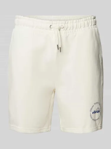 Ellesse Shorts mit elastischem Bund Modell 'FONTANZA' in Offwhite
