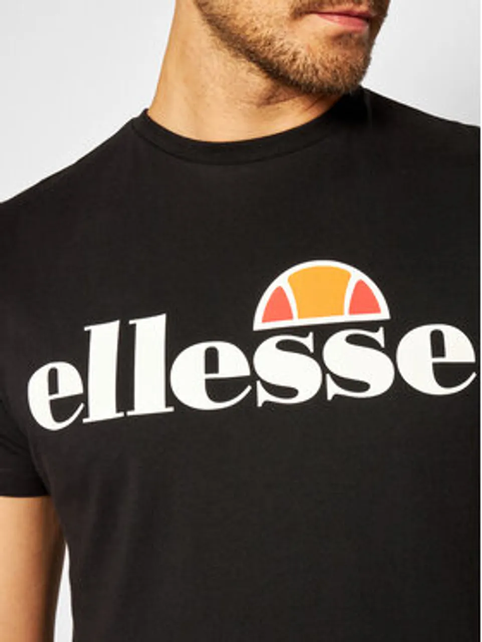 Ellesse T-Shirt Albany Tee SGS03237 Schwarz Regular Fit