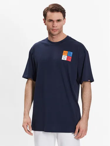Ellesse T-Shirt Rolletto SHR17641 Dunkelblau Regular Fit