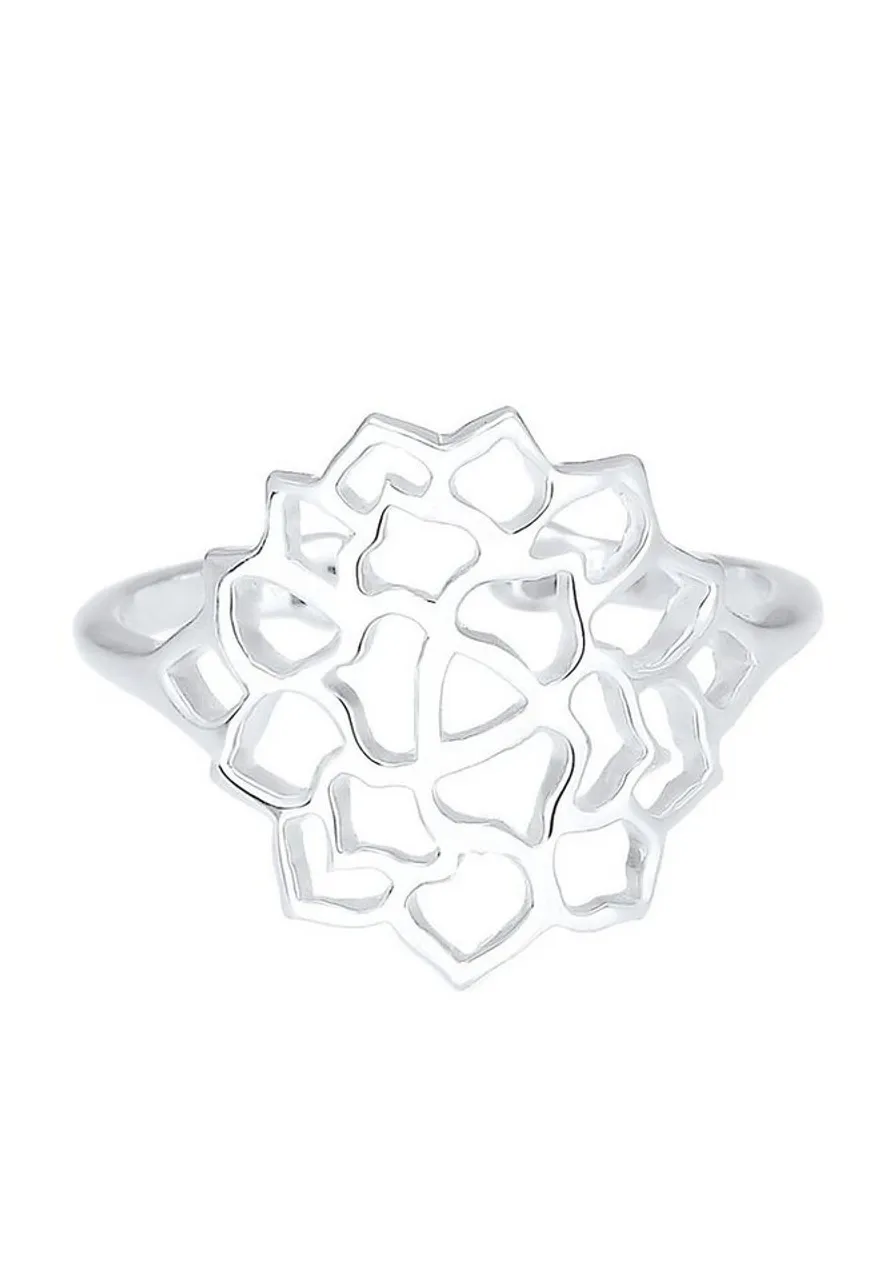 Elli Fingerring Lotusblume Ornament 925 Sterling Silber