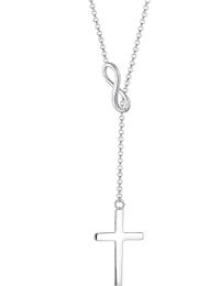 Elli Halskette Halskette Damen mit Kreuz Anhänger und Sterngravur in 925 Sterling Silber 