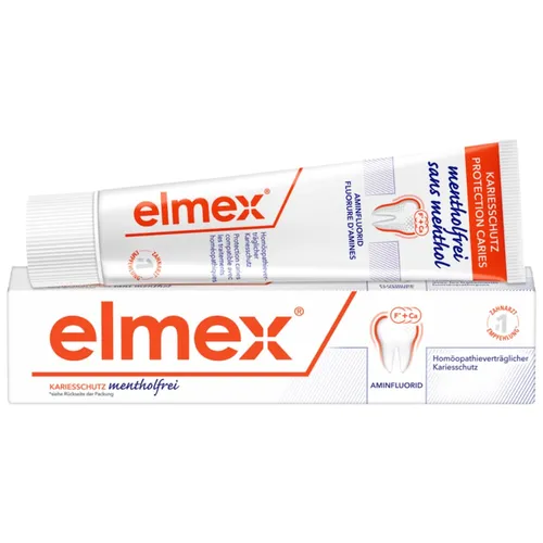 Elmex - Kariesschutz mentholfrei Zahnpasta ohne ätherische Öle Mundspülung & -wasser 075 l