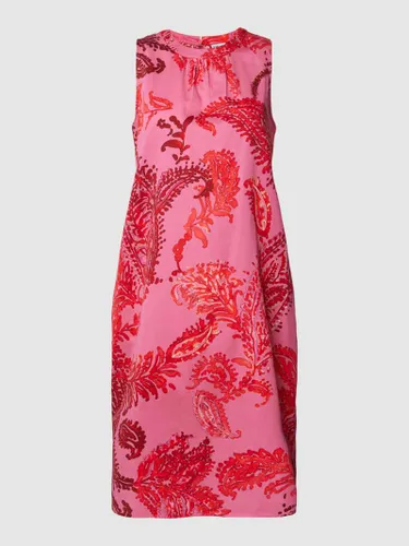 Emily Van den Bergh Knielanges Kleid aus Baumwolle Modell 'Koralle' in Pink