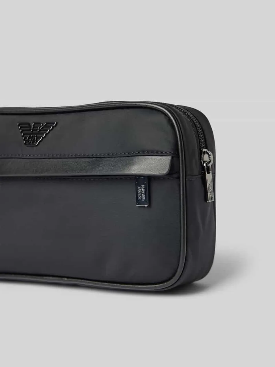 Emporio Armani Handtasche mit Label-Applikation in Black, Größe One Size