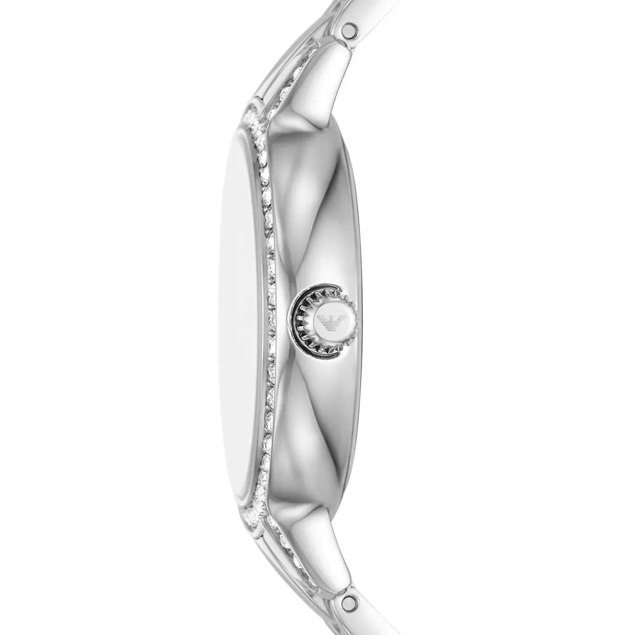 Emporio Armani Uhr - Emporio Armani Three-Hand Stainless Steel Watch - Gr. unisize - in Silber - für Damen