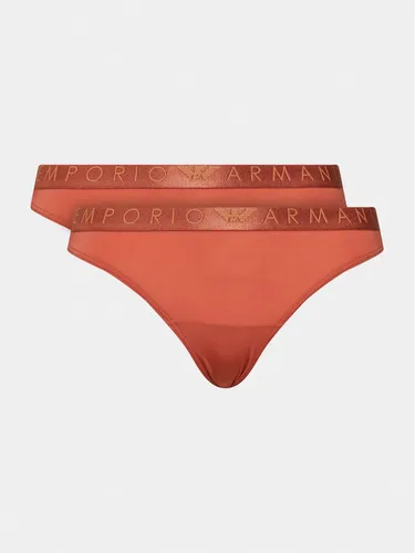 Emporio Armani Underwear 2er-Set Damenslips 163337 3F235 03051 Braun