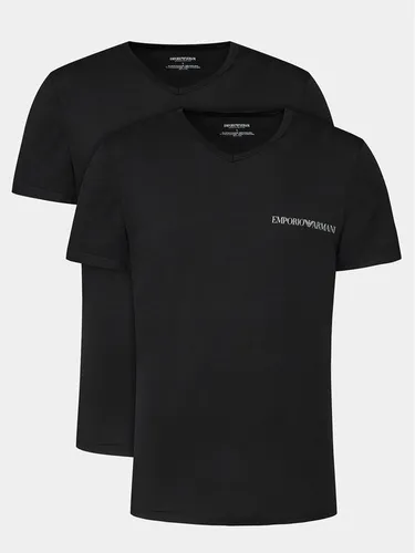 Emporio Armani Underwear 2er-Set T-Shirts 111849 4R717 07320 Schwarz Regular Fit