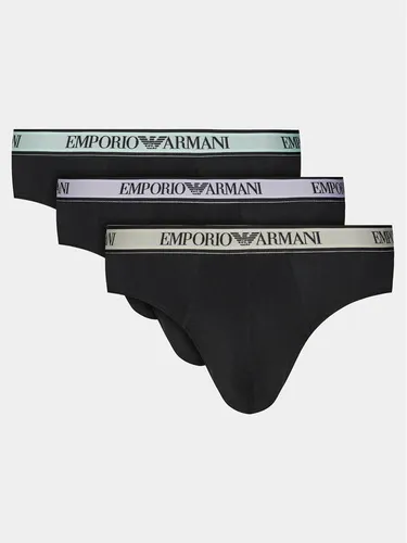 Emporio Armani Underwear 3er-Set Slips 111734 4R717 50620 Schwarz