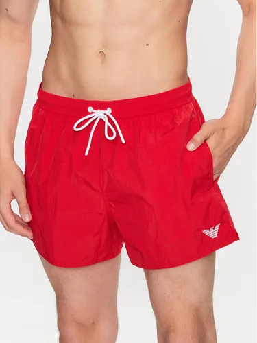 Emporio Armani Underwear Badeshorts 211756 3R422 00173 Rot Regular Fit