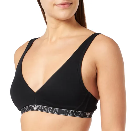 Emporio Armani Women's Padded Bralette with Removable Pads