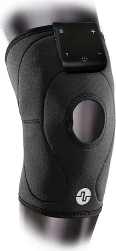 EMS-Gerät COMPEX "Kniebandage mit TENS, Kompression und Wärme" Elektro-Muskel-Stimulationsgeräte schwarz EMS Größe SM