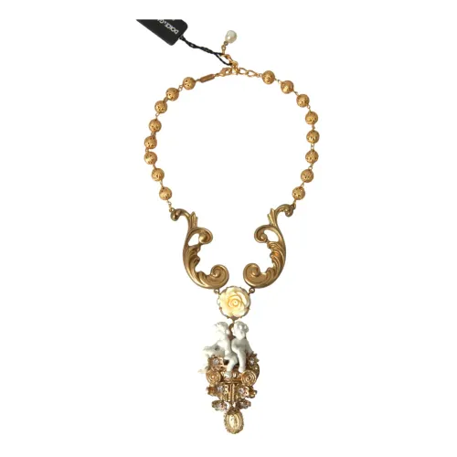 Engel Blumen Perlen Halskette Dolce & Gabbana