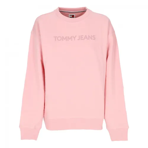 Entspannter Bold Crewneck Sweatshirt Ballet Pink Tommy Hilfiger