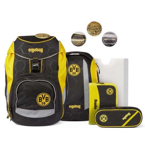Ergobag Pack Schulrucksack-Set 6tlg Borussia Dortmund