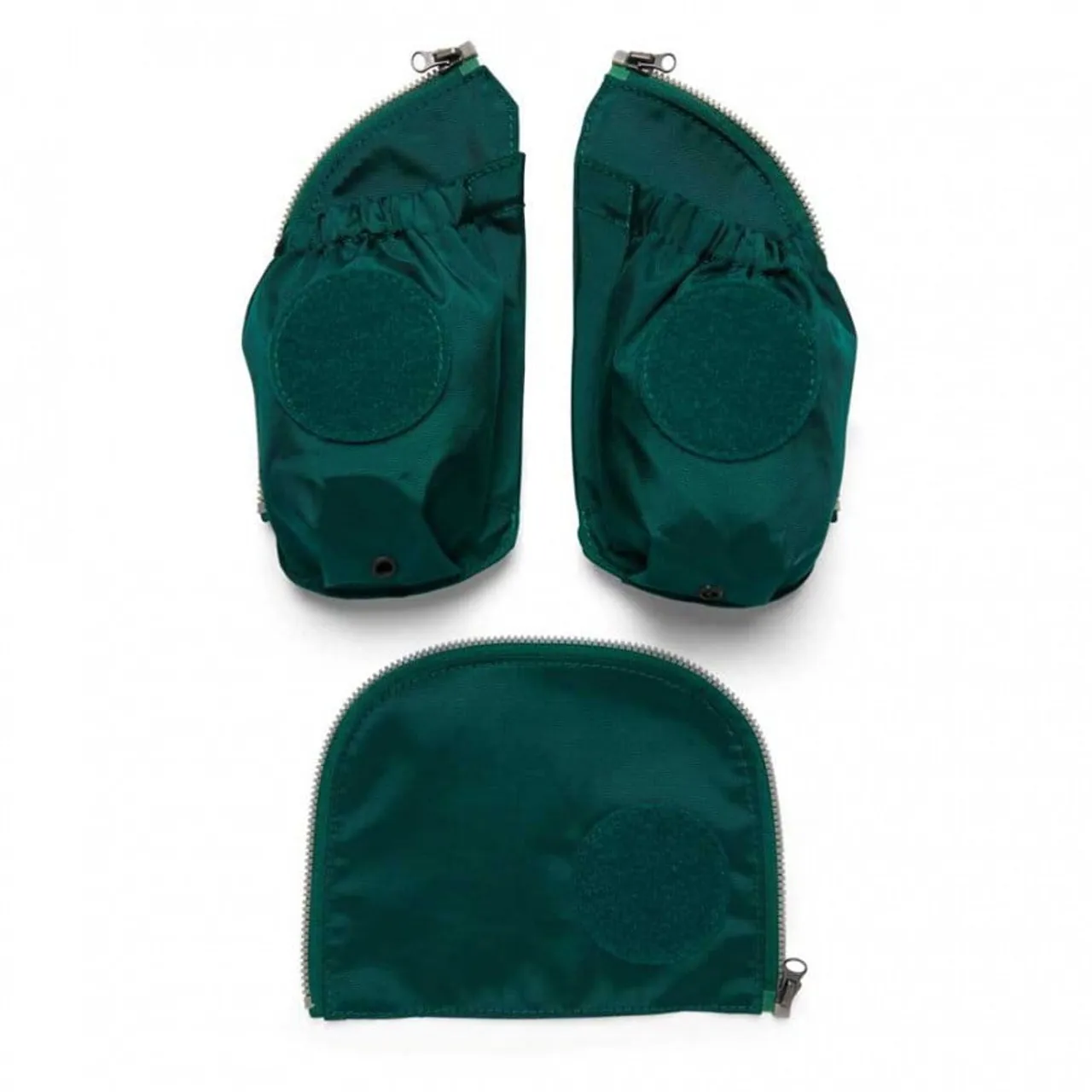 Ergobag Zip-Set mit Seitentaschen Grün