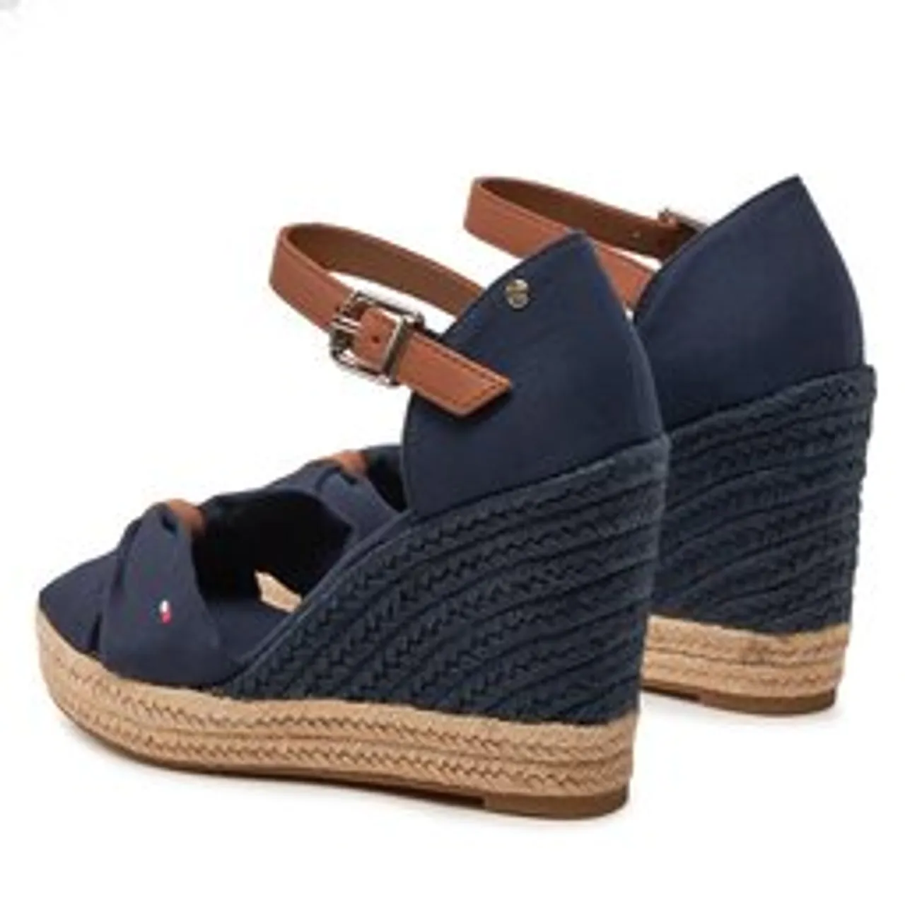 Espadrilles Tommy Hilfiger Basic Open Toe High Wedge FW0FW04784 Space Blue DW6