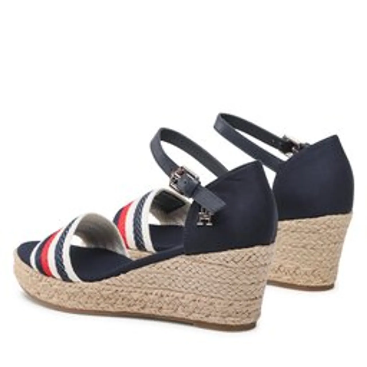 Espadrilles Tommy Hilfiger Mid Wedge Corporate FW0FW07078 Space Blue DW6