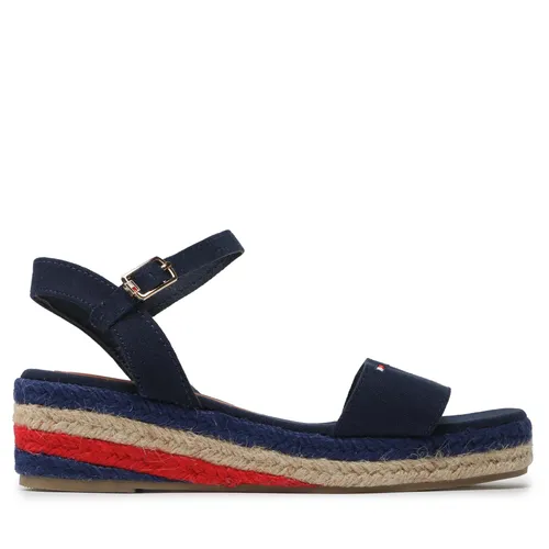 Espadrilles Tommy Hilfiger Rope Wedge T3A7-32778-0048800 S Blue 800
