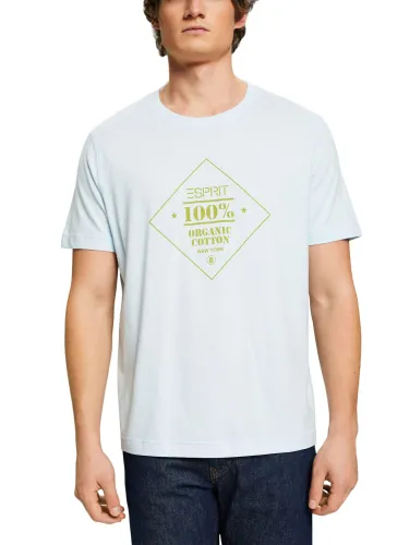 ESPRIT Baumwoll-T-Shirt mit Logoprint