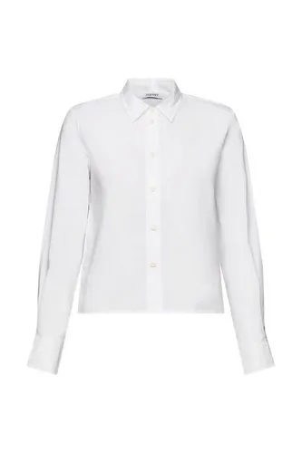 Esprit Blusenshirt SG-034EE1F301 cropped shirt, WHITE